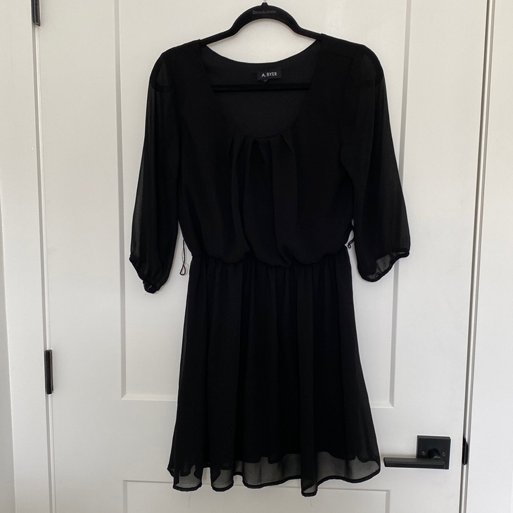 A. Byer Black Dress